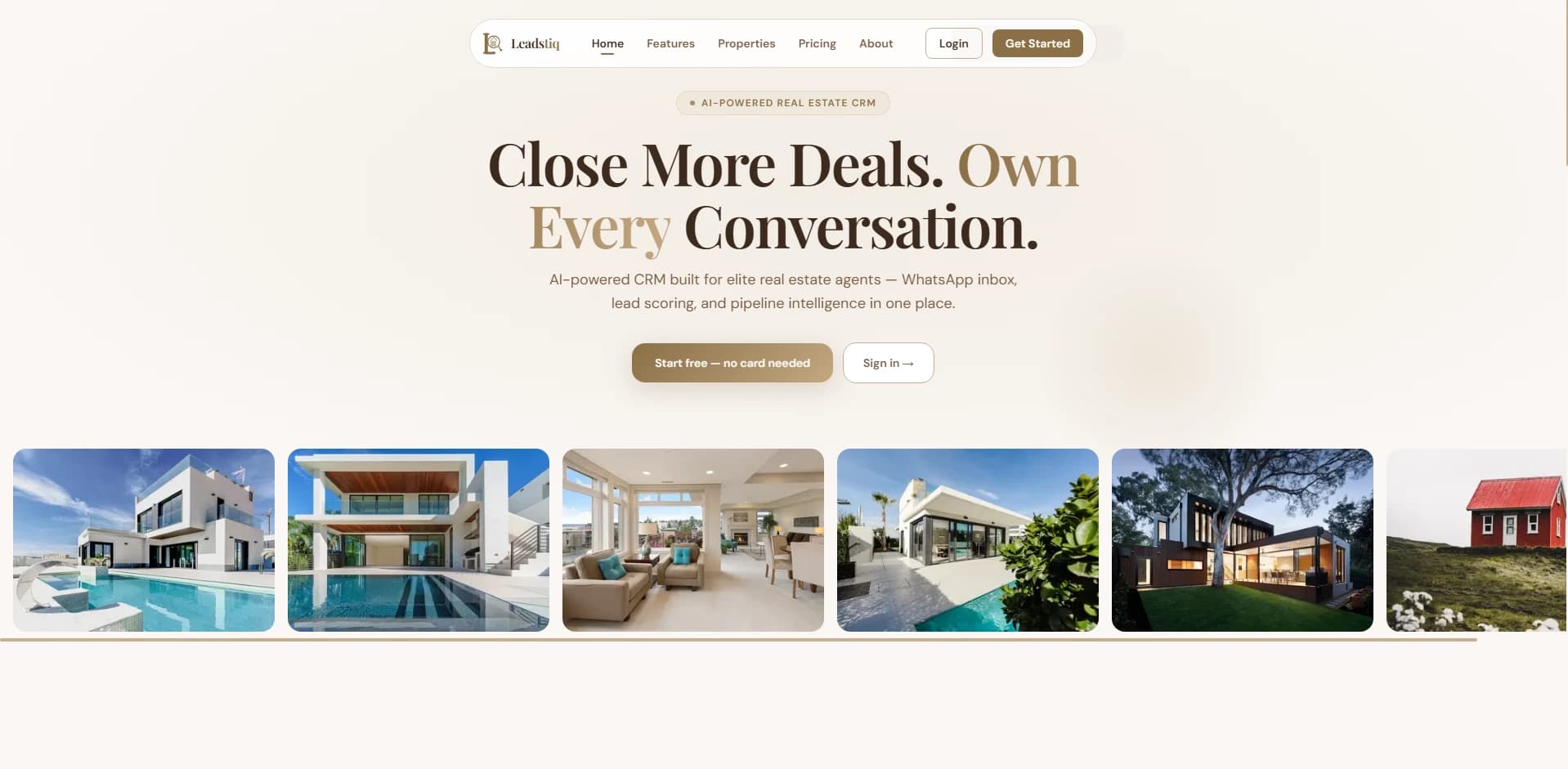 Leadstiq website screenshot